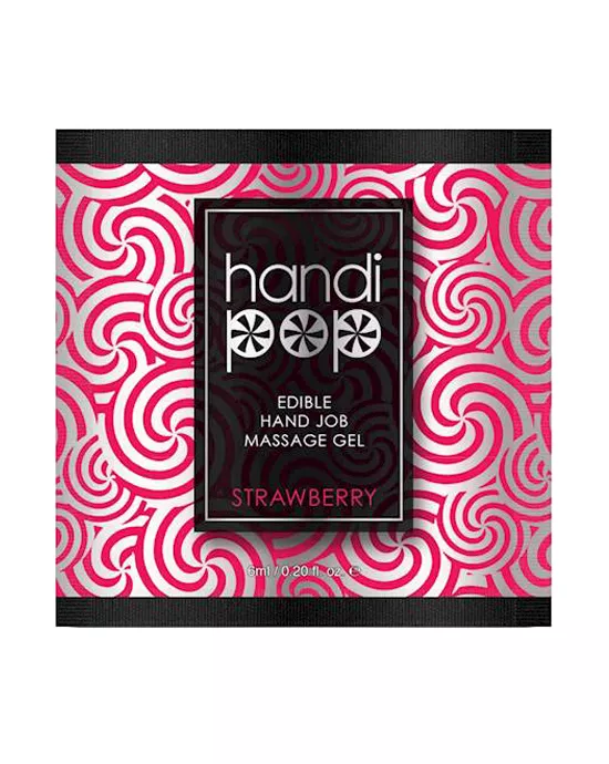 Handipop Hand Job Massage Gel  - Strawberry 