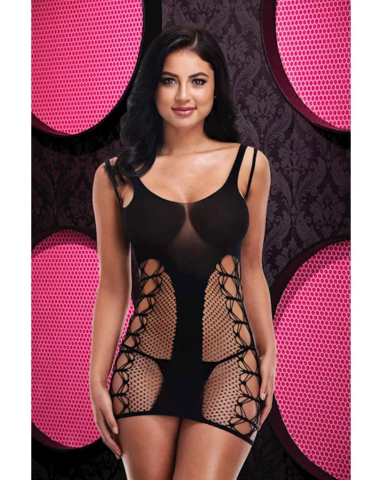 Jacquard Mini Dress 