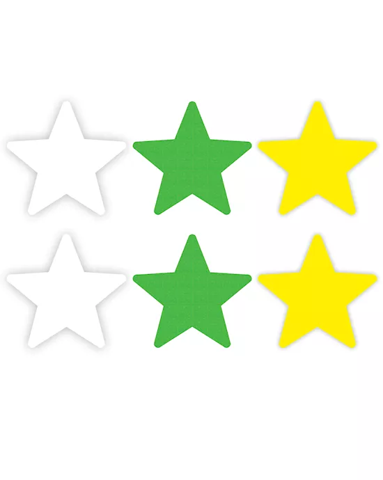 Neon Star Pasties