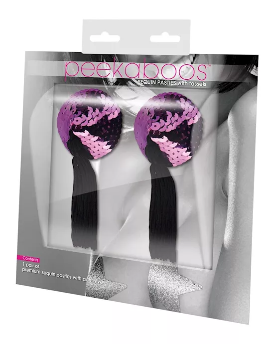 Sequin Pasties with Tassel