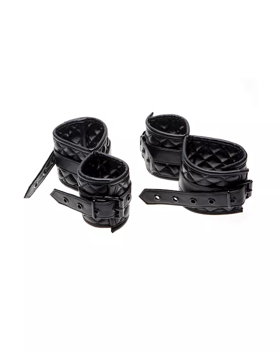 X-Play Quilted Wrist and Ankle Cuffs