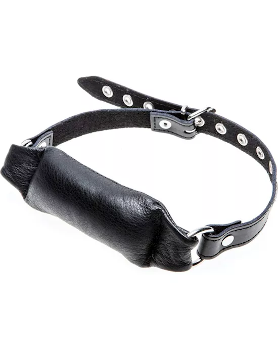 Triple X Leather Bit Gag