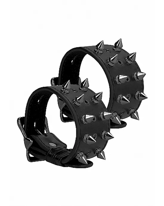 Ouch! Skulls and Bones - Handcuffs with Spikes
