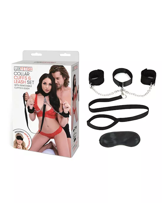 Collar Cuffs and Leash Set