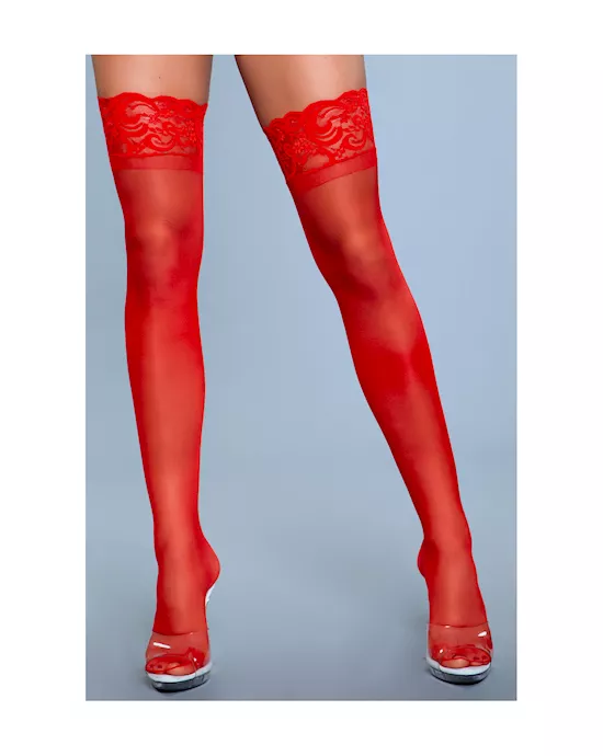 Lace Over It Thigh Highs