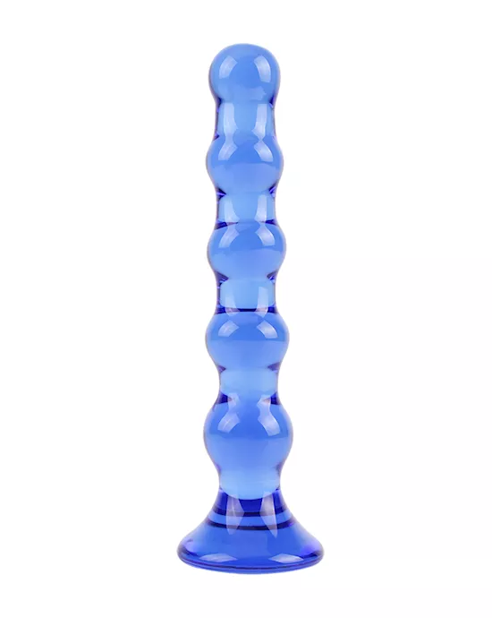 Lucent Wave Beaded Glass Wand