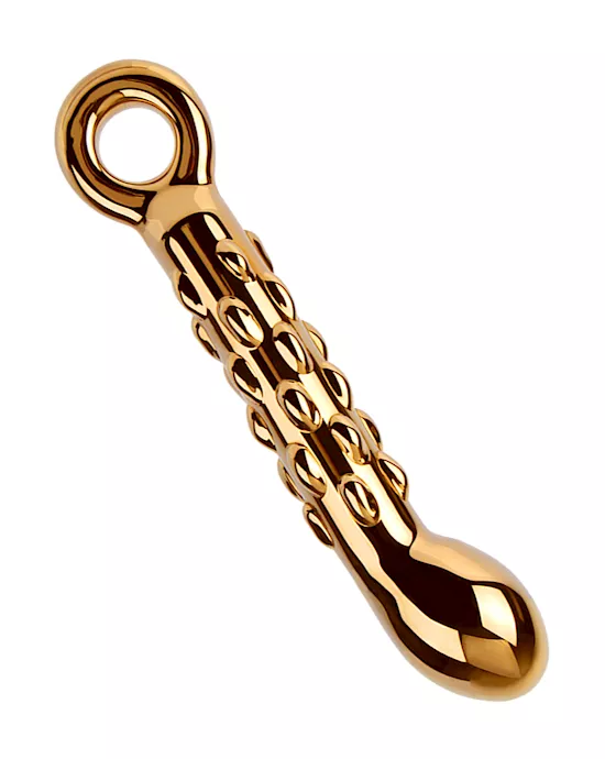 Lucent Golden Glass Massager