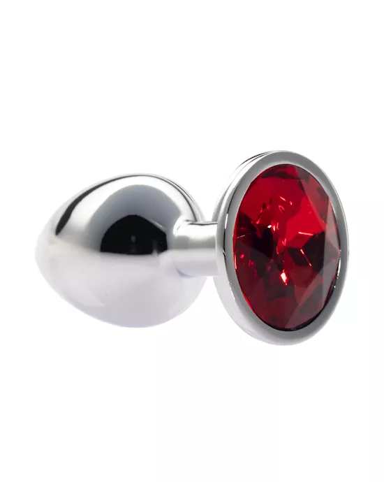 Kink Range Alloy Gem Butt Plug - 2.8 Inch