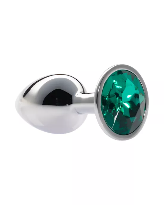 Kink Range Alloy Gem Butt Plug - 2.8 Inch