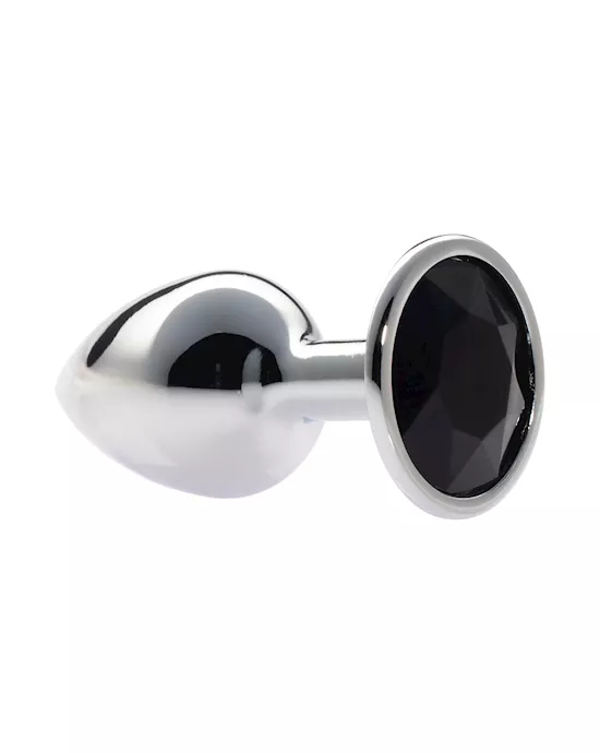 Kink Range Alloy Gem Butt Plug - 2.8 Inch