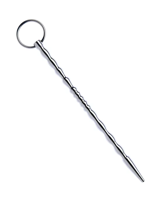 Kink Range Stainless Steel Twisted Penis Plug - 8.1 Inch