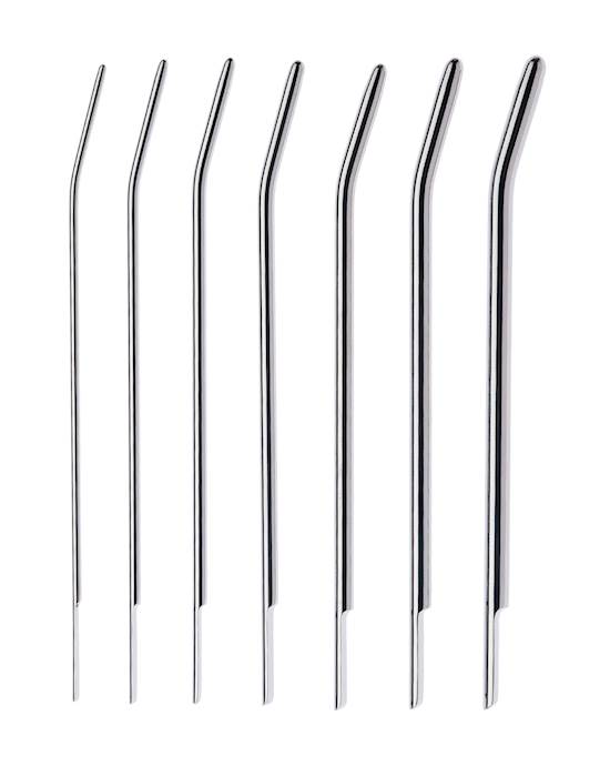 Kink Range Stainless Steel 7 Piece Penis Plug Set 