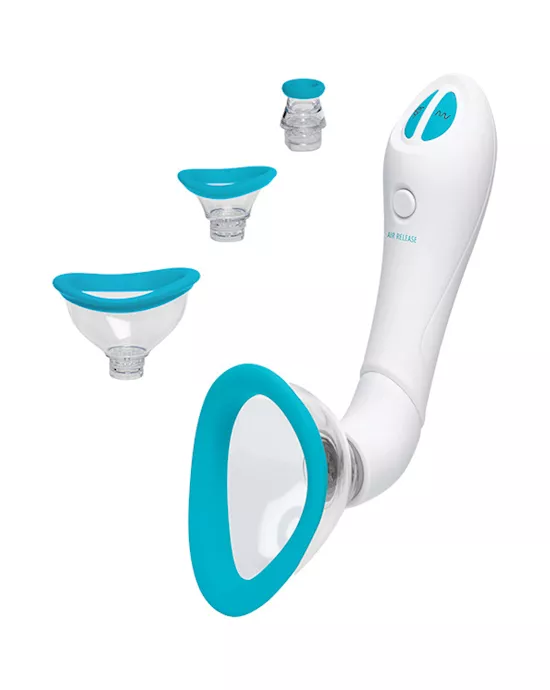 Bloom-Intimate Body Pump Vibrator - 4-IN-1 Interchangeable Set