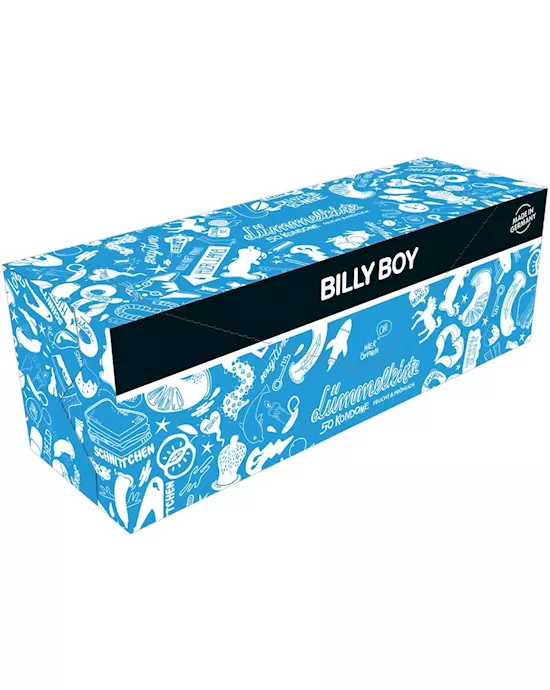 BILLY BOY WET CONDOMS - 50 Pack