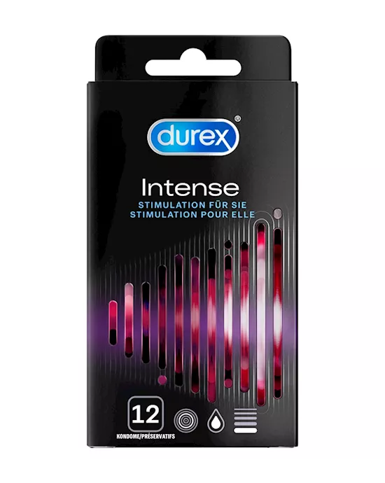 Durex Intense Orgasmic Condoms 12 Pack