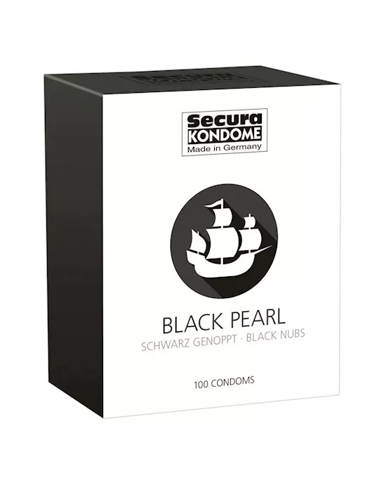 Secura Black Pearl Condoms - 100 pack