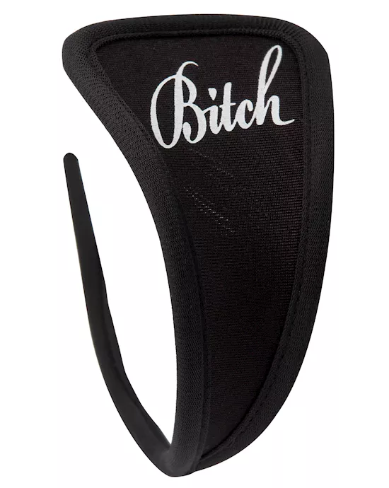 Fetish Fantasy Series Vibrating Strapless Thong Bitch