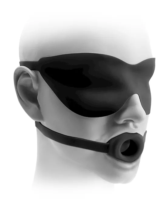 Fetish Fantasy Elite Large Open-Mouth Gag & Mask