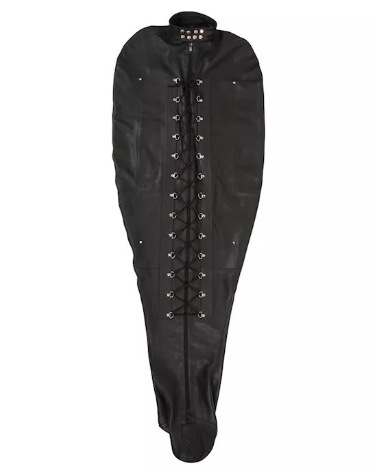 Leather Bondage Sleeping Bag