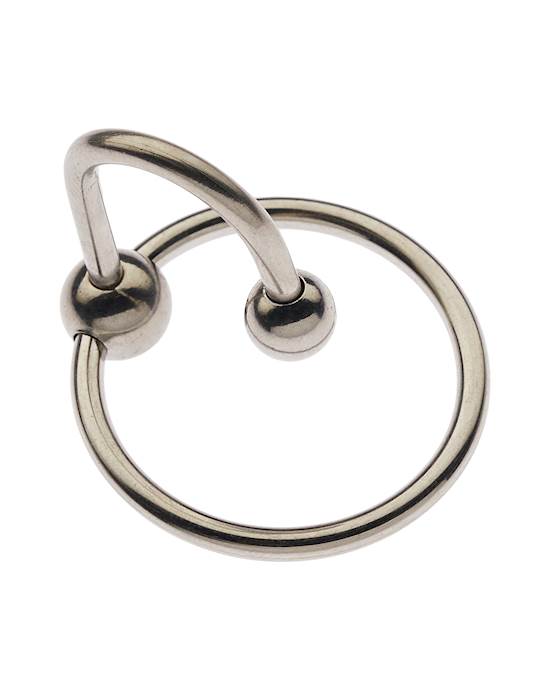 Kink Stainless Steel Ball End Head Ring - 30mm