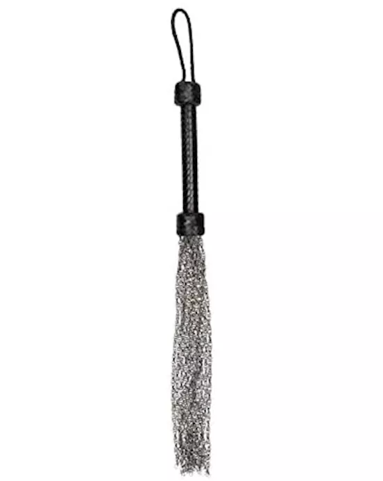Metal Chain Flogger- Black