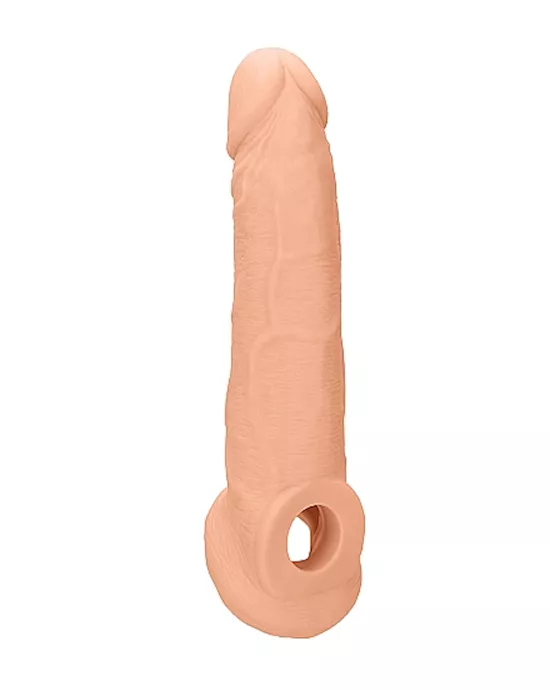 Penis Extender with Rings- 22 cm Flesh