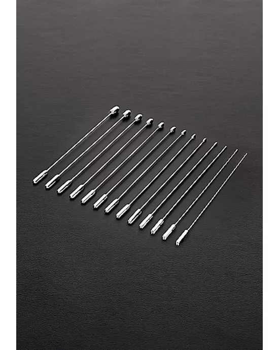 Rosebud Urethral Sounds - 12 Set