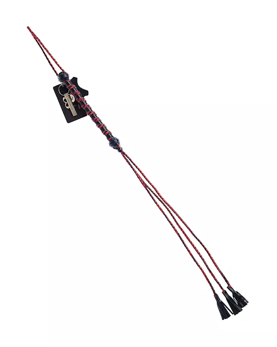 Bound X Tassel Tail Flogger