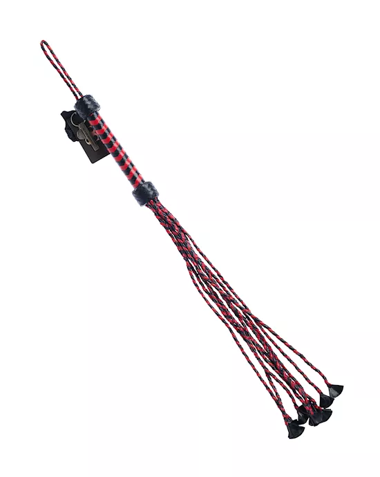 Bound X Fan Tip Leather Cat O Nine Tails