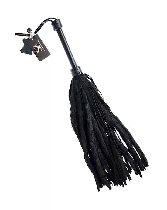 Bound X Lambskin and Faux Fur Flogger