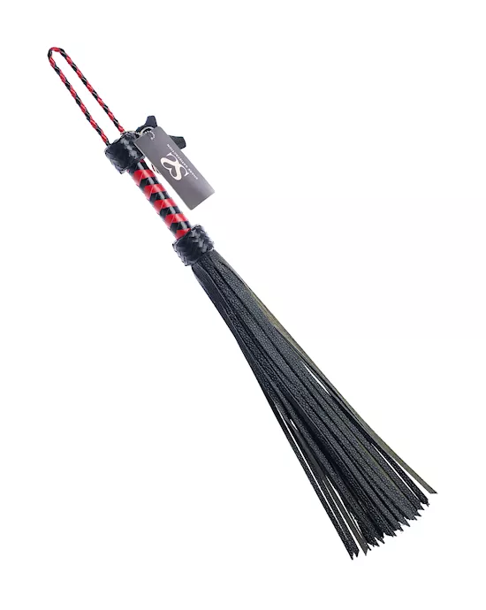 Bound X Textured Leather Flogger