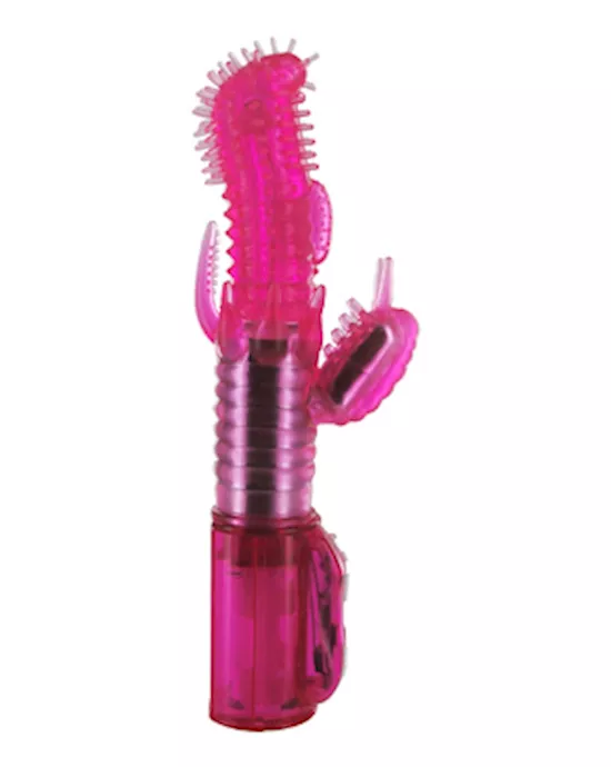 Illuminating Tingle Top Rabbit Vibe Pink