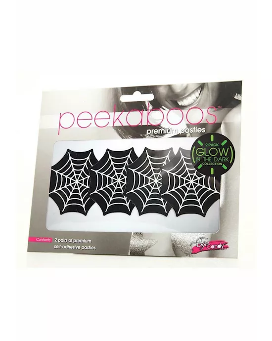 GLOW IN THE DARK WEBS Pasties