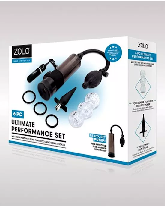 Zolo Pump And Pleasure Set 6pc