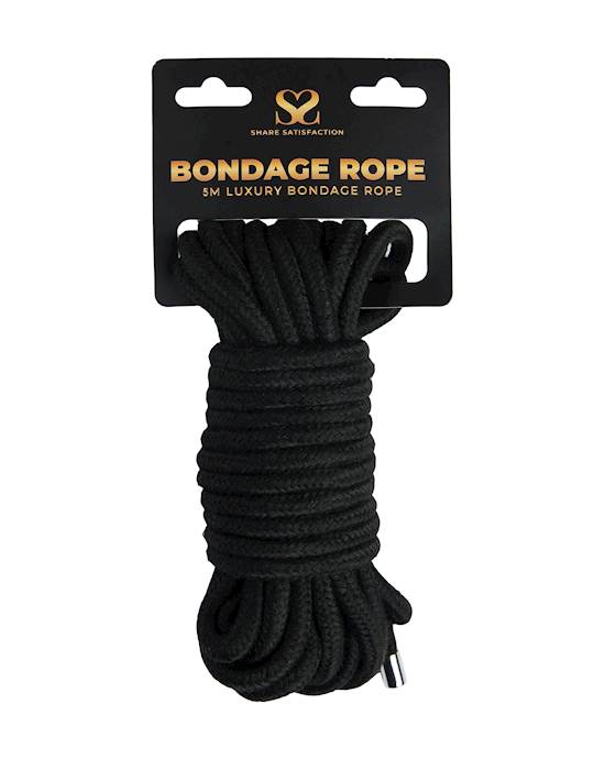 Share Satisfaction Luxury Bondage Rope - 5m
