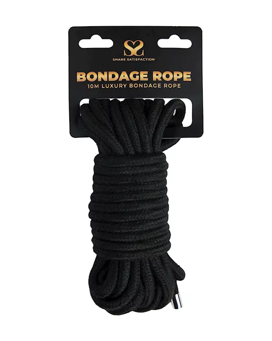 Share Satisfaction Luxury Bondage Rope 10m