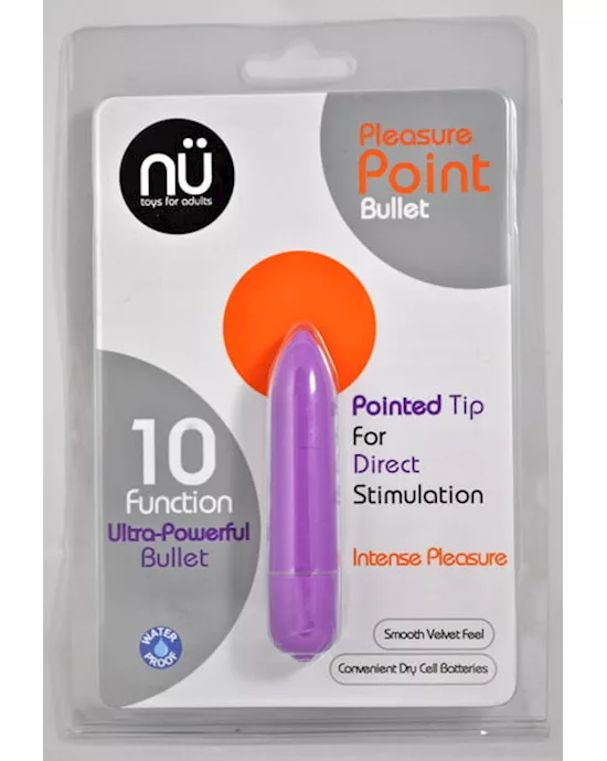 NU Sensuelle S-Wet Pleasure Point Bullet 