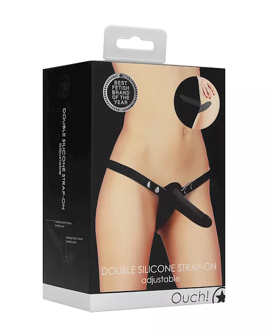 Double Silicone Strap-On - Adjustable