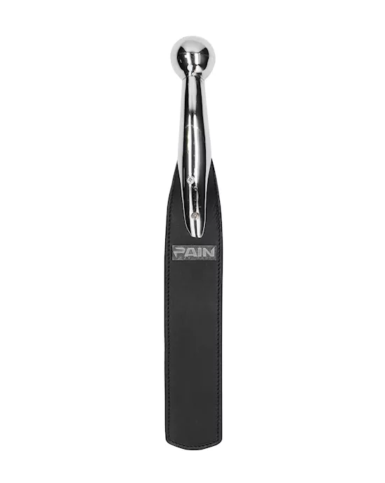 Ball Metal Handle With Saddle Leather Paddle