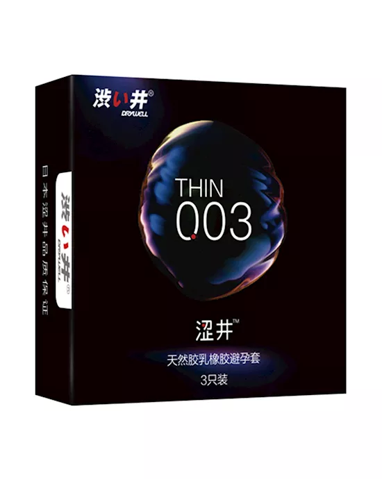 Drywell Thin 003 Condoms 3 Pack