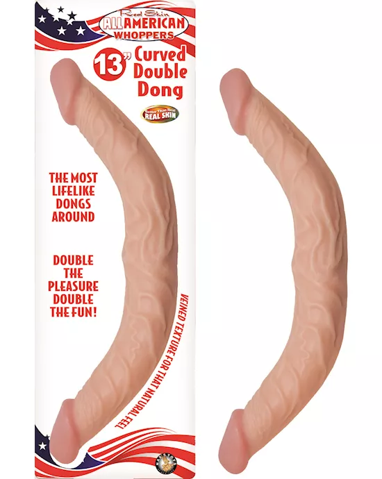 Nass Toys Curved Double Dildo - 13 Inch