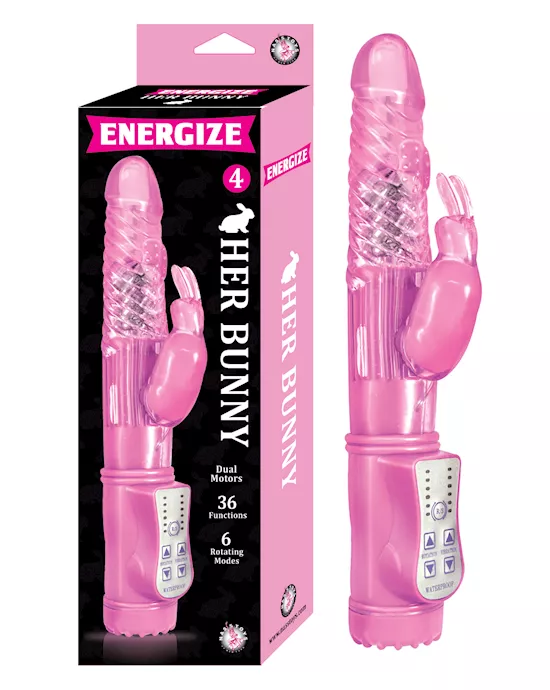 ENERGIZE HER BUNNY Vibrator 4 - 9 Inch