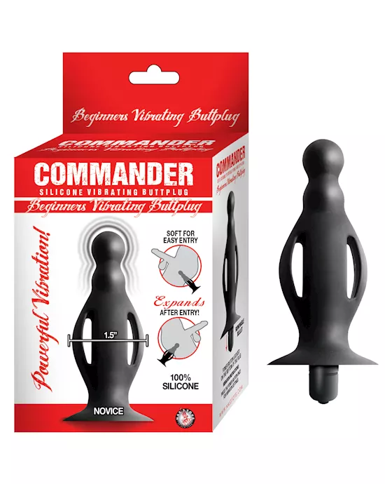 Commander Beginners Vibrating Butt Plug