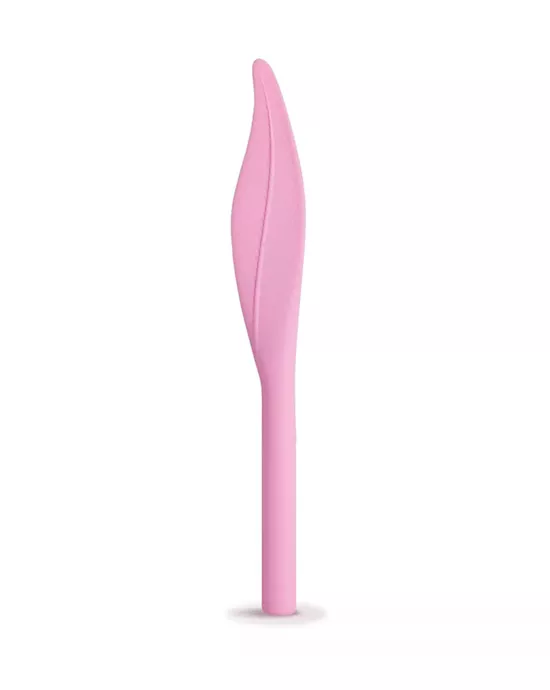Plusone Vibrating Feather Tickler With Silky Blindfold Sash