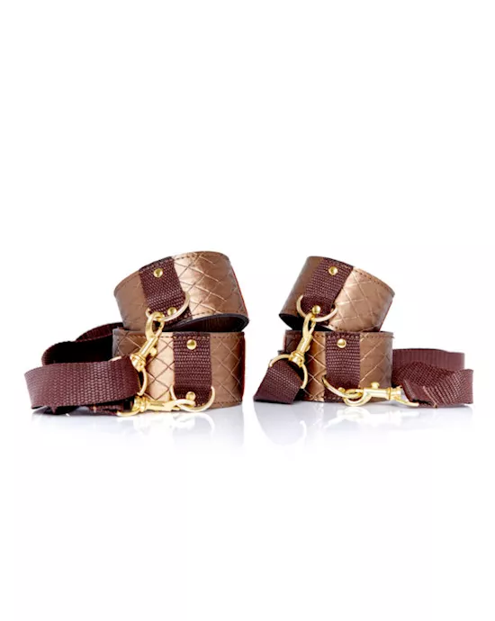 X-Play Quilted Wrist to Ankle Restraints