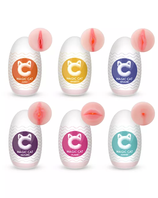 Amore Portable Egg Strokers - 6 pack