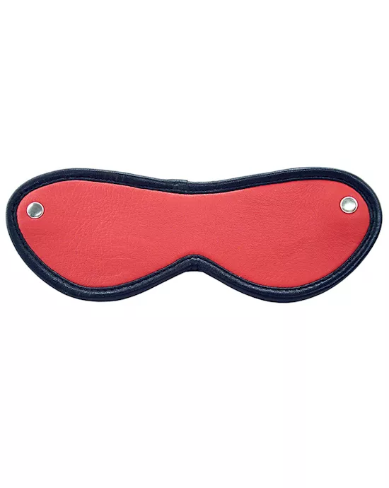 Rouge Leather Blindfold