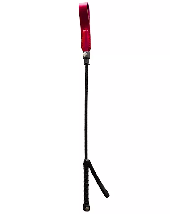 Rouge Short n' Slim Leather Riding Crop