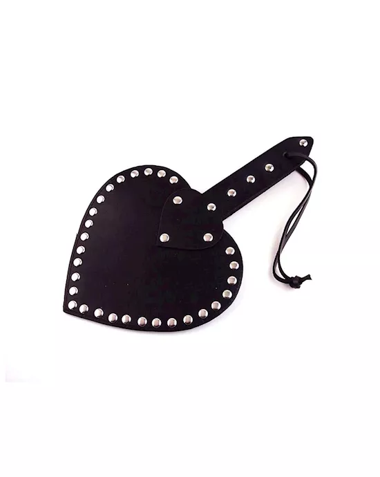 Rouge Leather Heart Paddle