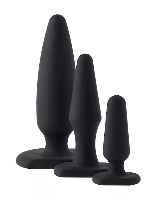 Tripled Butt Plug 3 Piece Set